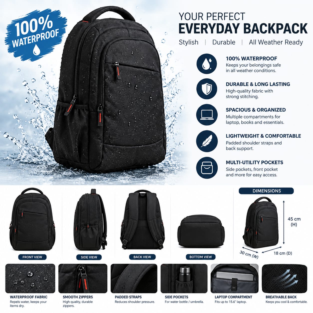 Office bag manufactured by Sri Vinayaga Bag Industries