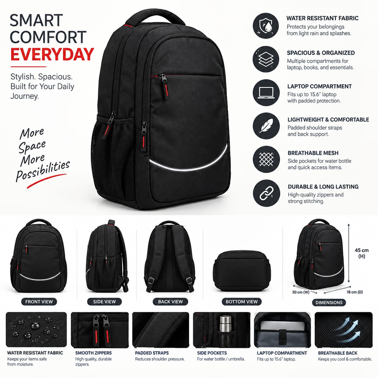 Office bag manufactured by Sri Vinayaga Bag Industries
