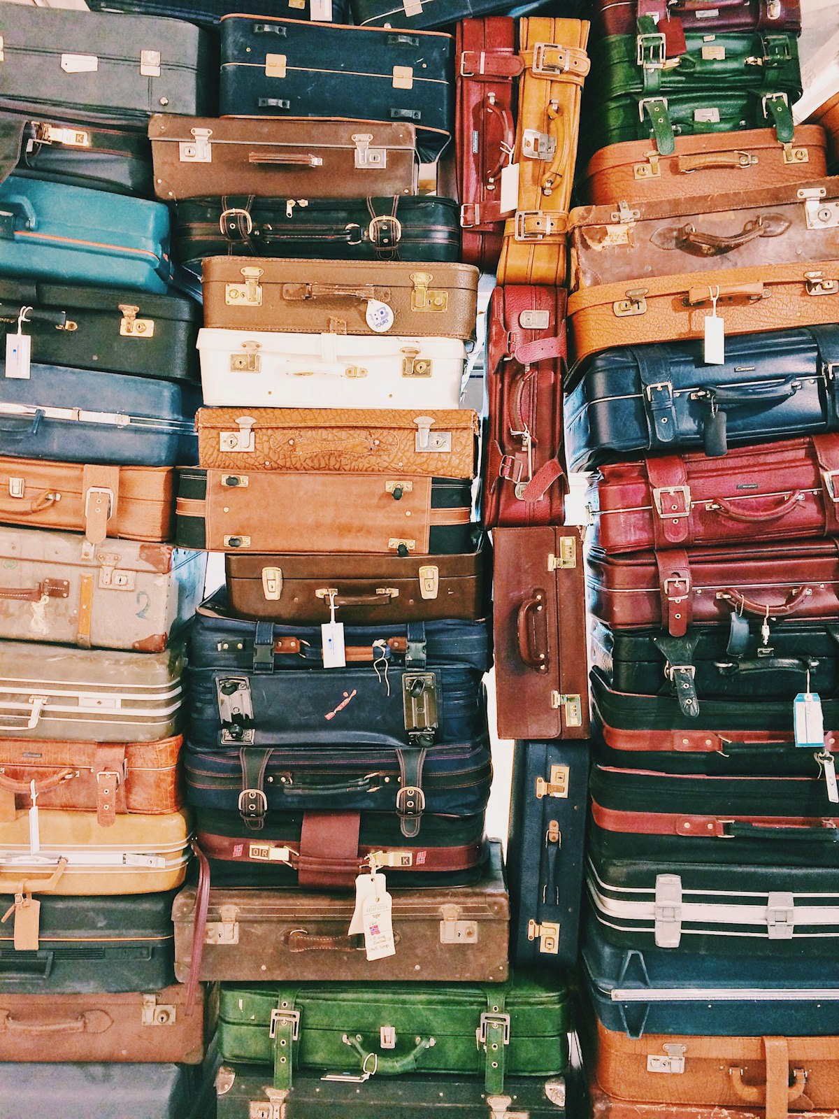 Travel holdall packed for a trip