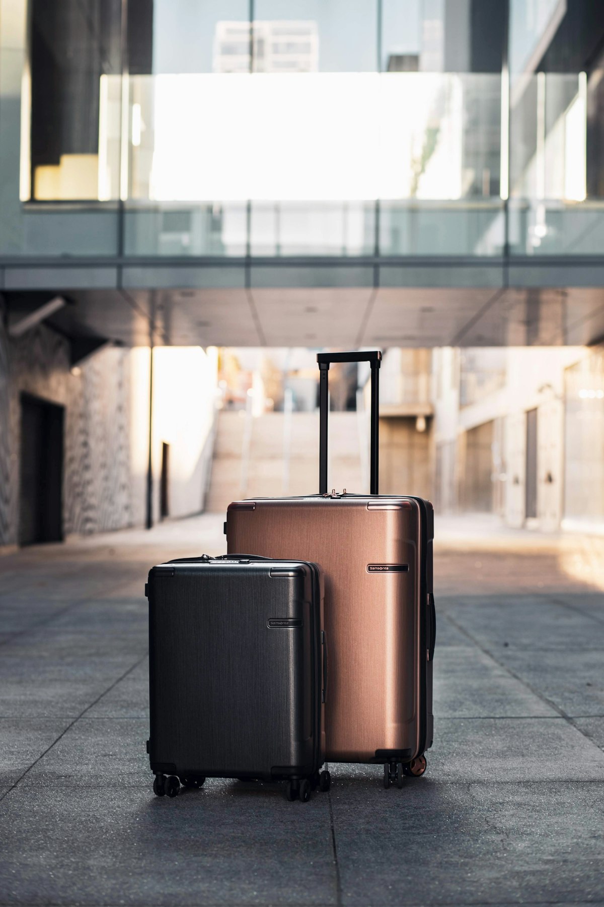 Trolley bag with a telescopic handle extended